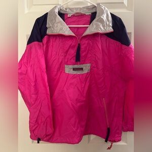 Columbia Vintage 90’s style Lightweight Pullover Pink Women's Jacket Size Large